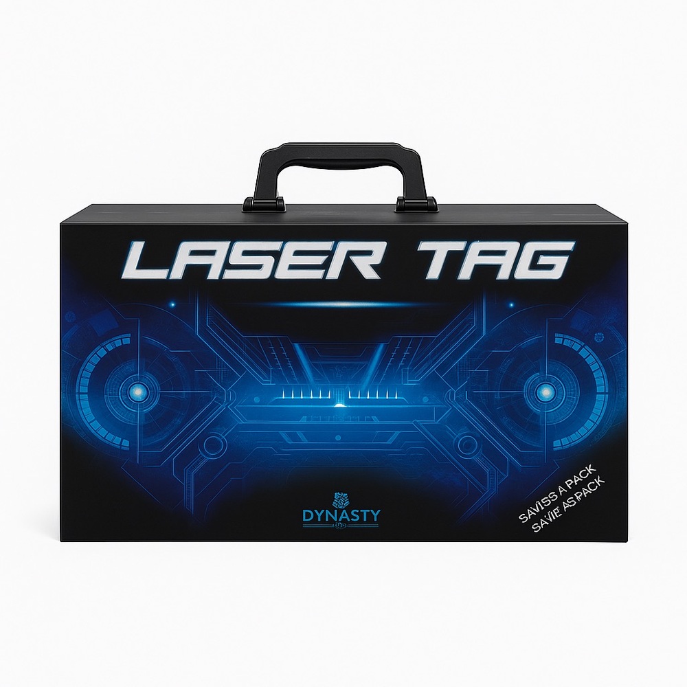 Dynasty Toys Laser Tag Set – 4 Player Pack with Case